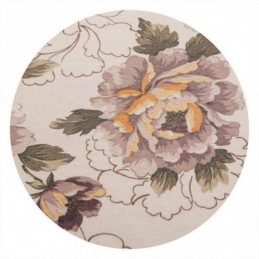 Amerikanska Mörkläggningsgardiner I Bomull Med Blommönster Och Fönster