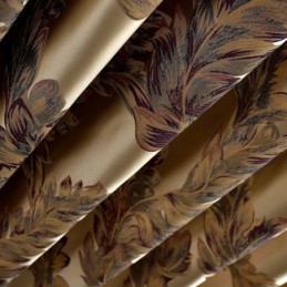 Nordisk Mörkläggningsgardin Måttbeställd Gardin Fjäderjacquard För Vardagsrum Sovrum