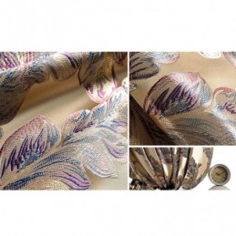 Nordisk Mörkläggningsgardin Måttbeställd Gardin Fjäderjacquard För Vardagsrum Sovrum