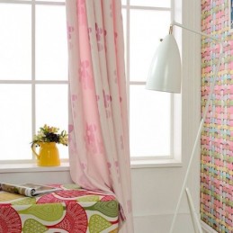 Mörkläggningsgardin Måttbeställd Gardin Nordisk Blomma Jacquard För Vardagsrum Sovrum