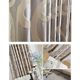 Mörkläggningsgardin Måttbeställd Gardin Nordisk Jacquard För Vardagsrum Sovrum