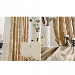 Mörkläggningsgardin Måttbeställd Gardin Nordisk Jacquard För Vardagsrum Sovrum