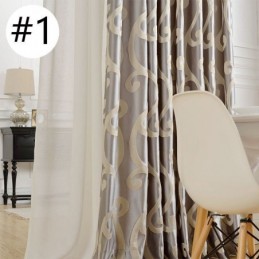 Mörkläggningsgardin Måttbeställd Gardin Nordisk Jacquard För Vardagsrum Sovrum