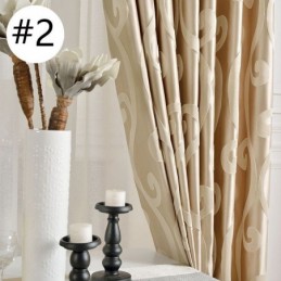 Mörkläggningsgardin Måttbeställd Gardin Nordisk Jacquard För Vardagsrum Sovrum