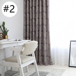 Mörkläggningsgardin I Jacquard, Måttbeställd, För Vardagsrum Och Sovrum