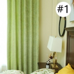 Mörkläggningsgardin Måttbeställd Gardin Nordisk Enfärgad Jacquard För Vardagsrum/Sovrum