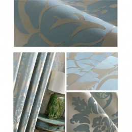 Jacquardgardin I Europeisk Stil, Måttbeställd, Gardinskydd, Sovrum, Vardagsrum