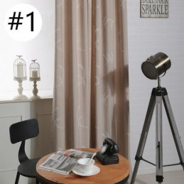 Mörkläggningsgardiner I Bomull, Nordiska Grenar, Broderade