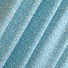 Mörkläggningsgardin I Bomull, Måttbeställd, Nordisk Blommig Mönstrad Gardin För Vardagsrum/Sovrum