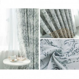 Mörkläggningsgardiner Med Nordiskt Tryck För Vardagsrum Och Sovrum