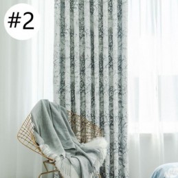 Mörkläggningsgardiner Med Nordiskt Tryck För Vardagsrum Och Sovrum