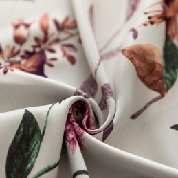 Nordiska Mörkläggningsgardiner Med Växttryck För Vardagsrum Och Sovrum