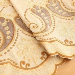 Europeiska Broderade Gardiner Lyxiga Mörkläggningsgardiner För Vardagsrum Och Sovrum