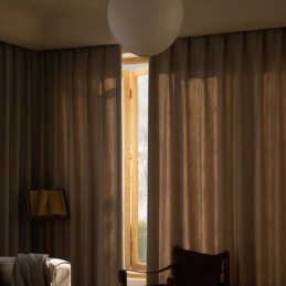 Moderna Mörkläggningsgardiner I Enfärgad Jacquard För Vardagsrum