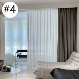 Moderna Mörkläggningsgardiner I Enfärgad Jacquard För Vardagsrum