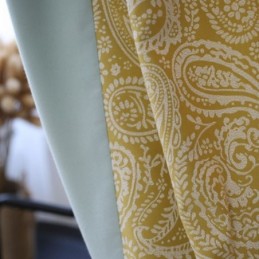 Modern Bomullsgardin Måttbeställd Gardinväxt Jacquard För Vardagsrum Sovrum