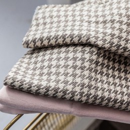 Moderna Sömmar, Måttbeställda Gardiner, Hundtandsmönster, Mörkläggningsgardin För Vardagsrum, Sovrum