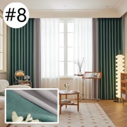 Moderna Sömmar, Måttbeställda Gardingardiner I Chenille, Mörkläggningsgardin För Vardagsrum, Sovrum