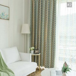 Modern Enkel Gardin Måttbeställd Gardin Unik Träsnören Tryck Mörkläggningsgardin Barnrum Tyg