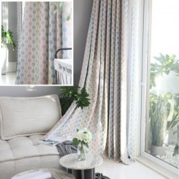 Modern Enkel Gardin Måttbeställd Gardin Unik Träsnören Tryck Mörkläggningsgardin Barnrum Tyg