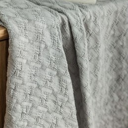 Nordisk Rutig Tyllgardin Måttbeställd Gardin Varpstickning Transparent Gardin För Vardagsrum