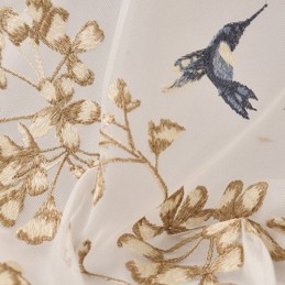 Dekorativa Transparenta Gardiner, Måttbeställda Gardiner, Broderade Tyllgardiner, Vardagsrum, Sovrum