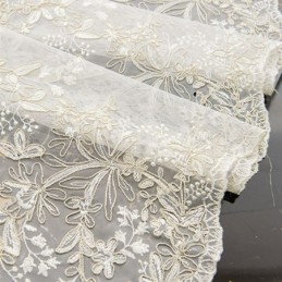 Dekorativa Transparenta Gardiner, Måttbeställda Gardiner, Broderade Tyllgardiner, Vardagsrum, Sovrum