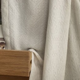 Geometriska Mönstergardiner Moderna Transparenta Gardiner Måttbeställda Gardiner För Vardagsrum/Sovrum