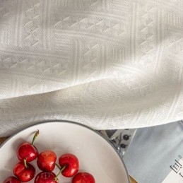 Geometriska Mönstergardiner Moderna Transparenta Gardiner Måttbeställda Gardiner För Vardagsrum/Sovrum