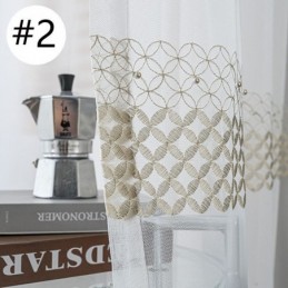 Broderade Voilegardiner Nordiska, Transparenta För Vardagsrum Och Sovrum