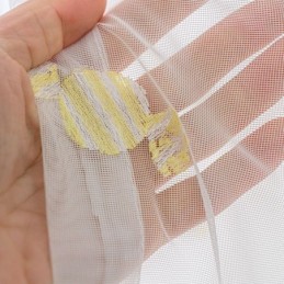 Dekorativa Transparenta Gardiner, Måttbeställda Gardiner, Broderade Tyllgardiner För Sovrum