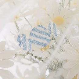 Dekorativa Transparenta Gardiner, Måttbeställda Gardiner, Broderade Tyllgardiner För Sovrum