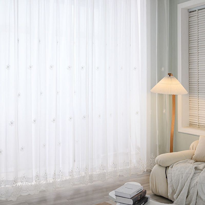 Broderad Mörkläggningsgardin Måttbeställd Gardin Lyxig Europeisk Värmeisolerande Draperi För Vardagsrum