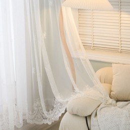 Broderad Mörkläggningsgardin Måttbeställd Gardin Lyxig Europeisk Värmeisolerande Draperi För Vardagsrum