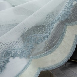 Skira Gardiner Måttbeställda Gardinblad Broderade Tyllgardiner För Sovrum