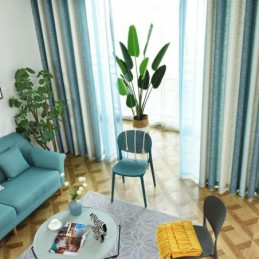 Halvmörkläggningsgardin Måttbeställd Gardin Färgglada Ränder Mönstrade Sovrum Vardagsrum