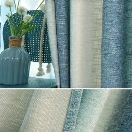 Halvmörkläggningsgardin Måttbeställd Gardin Färgglada Ränder Mönstrade Sovrum Vardagsrum