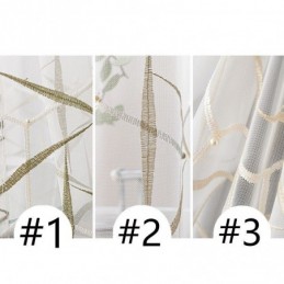 Broderad Transparent Gardin I Europeisk Stil, Måttbeställd Gardin I Tyll, Lyxiga Voilegardiner För Vardagsrum