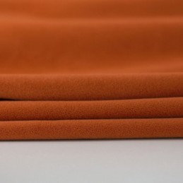 Orange Flanellgardin Mörkläggningsgardin Minimalistisk Enfärgat Tyg Vardagsrum Sovrum