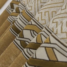 Modern Chenillegardin, Måttbeställd, Enkel Skarvning, Jacquard, Vardagsrums- Och Sovrumstyg