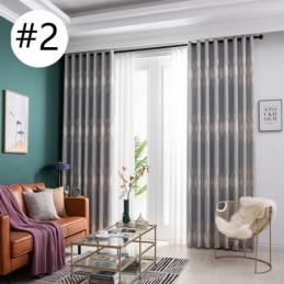 Modern Mörkläggningsgardin Måttbeställd Jacquardgardin För Vardagsrum/Sovrum