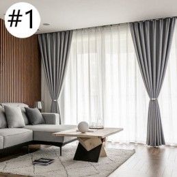 Enfärgade Mörkläggningsgardiner Måttbeställda Gardiner Fönstergardiner Moderna Gardiner För Sovrum Och Vardagsrum