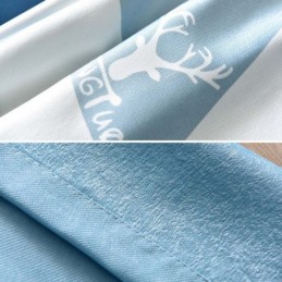 Nordisk Halvmörkläggningsgardin Måttbeställd Gardin Triangelmönster Vardagsrum