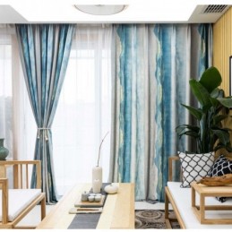 Mörkläggningsgardin Modern Max Måttbeställd Gardin För Tjockare Bläcktryckt Sovrum