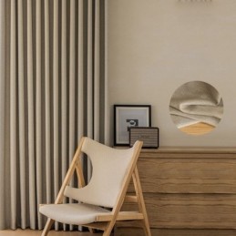 Nordiska Enfärgade Mörkläggningsgardiner För Vardagsrum