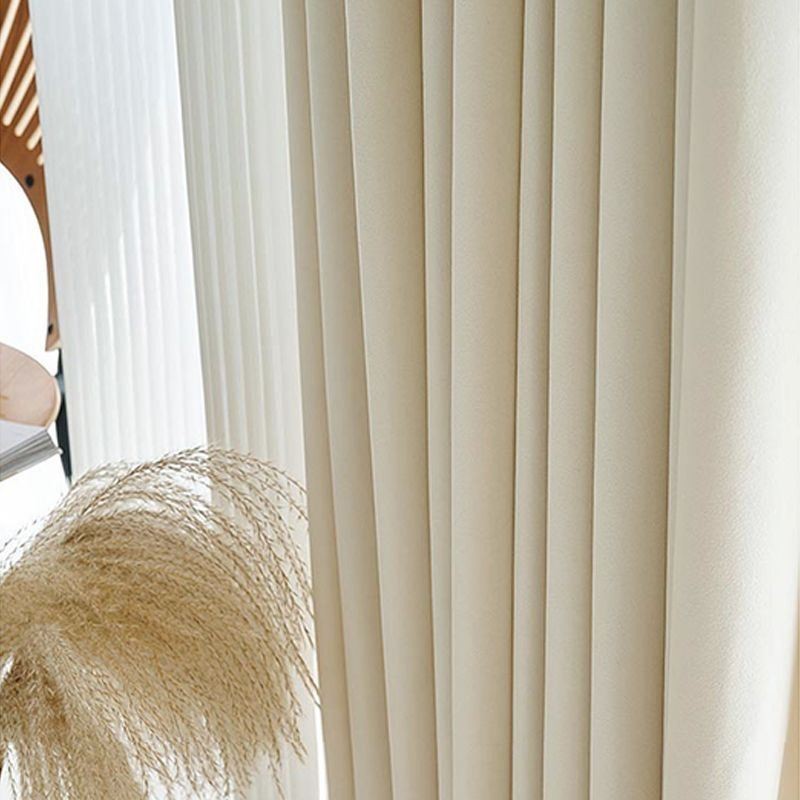 Enfärgad Sammetsgardin, Måttbeställd Gardin, Lyxiga Skugggardiner För Vardagsrum