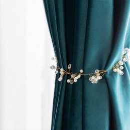 Nordisk Stil Gardin Måttbeställd Gardin Enfärgad Flanellgardin För Vardagsrum Hotell