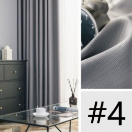 Nordisk Randig Jacquardgardin Måttbeställda Mörkläggningsgardiner För Vardagsrum/Sovrum