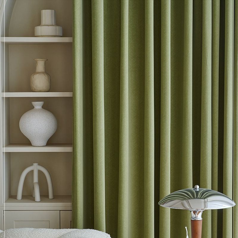 Lyxiga Geometriska Gardiner Moderna Präglade Mörkläggningsgardiner För Sovrum