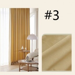 Lyxiga Geometriska Gardiner Moderna Präglade Mörkläggningsgardiner För Sovrum